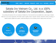 Tablet Screenshot of inx.com.vn